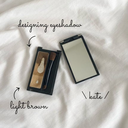 ケイト デザイニングアイブロウ3D/KATE/パウダーアイブロウを使ったクチコミ(1枚目)