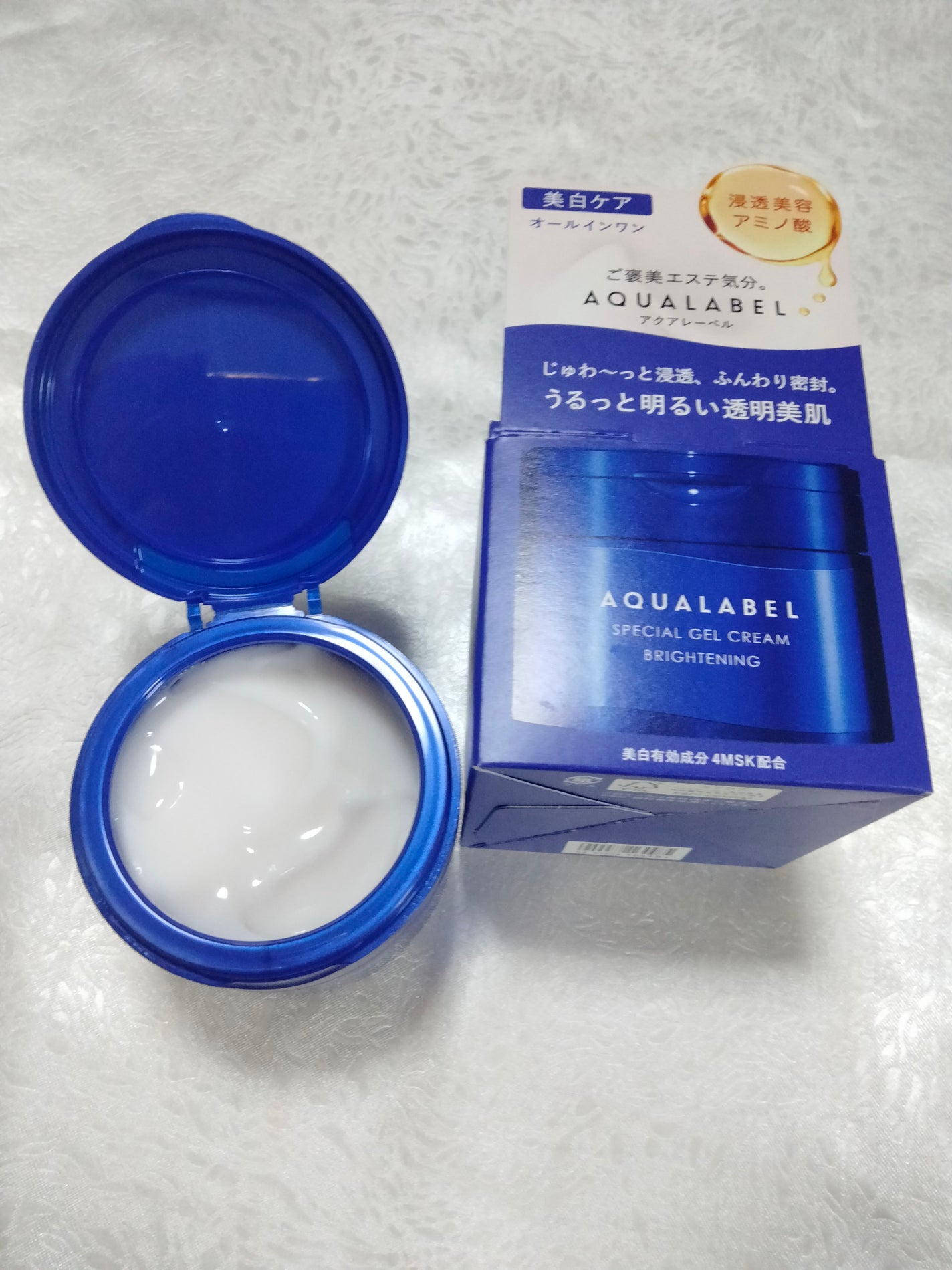 スペシャルジェルクリーム EX (ブライトニング) /アクアレーベル/オールインワン化粧品を使ったクチコミ(4枚目)