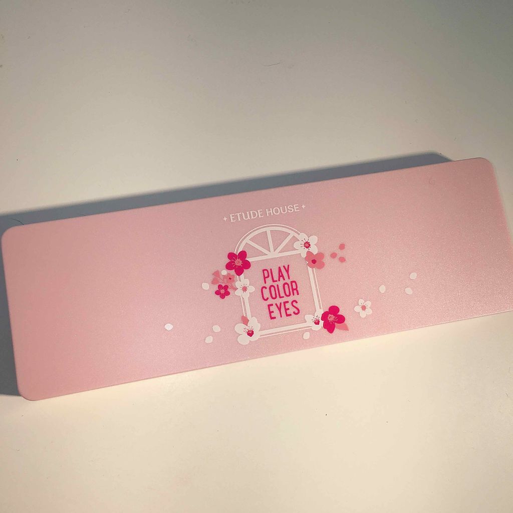 プレイカラー アイシャドウ チェリーブロッサム【生産終了】/ETUDE/アイシャドウパレットを使ったクチコミ（2枚目）