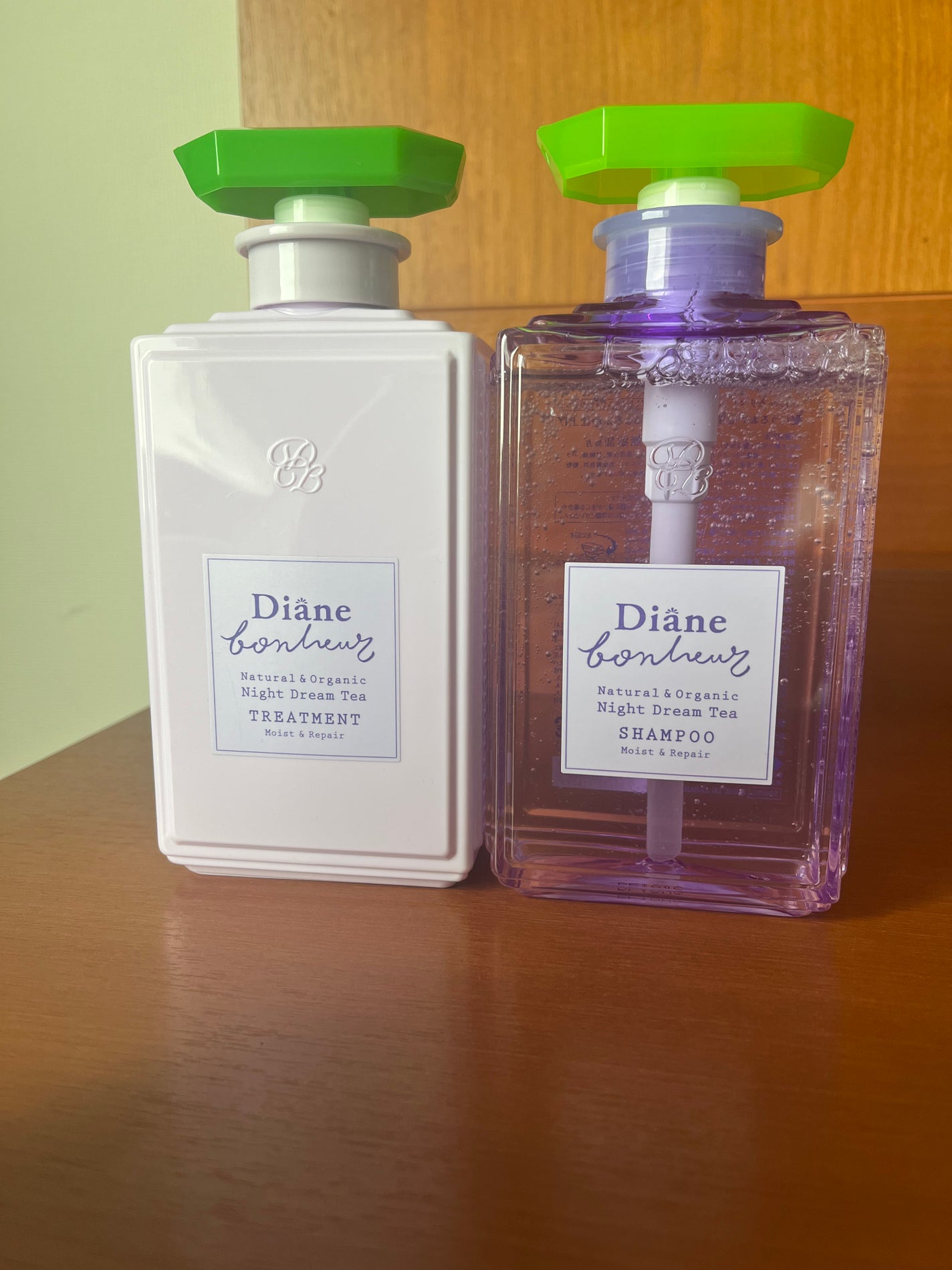 ダイアンボヌール モイスト&リペア シャンプー/トリートメント ナイトドリームティーの香り/ダイアン/市販シャンプーを使ったクチコミ(1枚目)