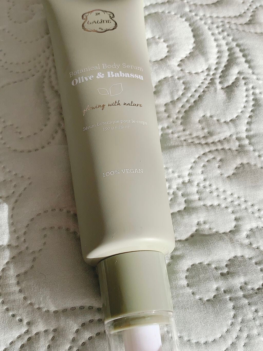オリーブ&ババス ボタニカルボディセラム/Laline/ボディローションを使ったクチコミ(1枚目)
