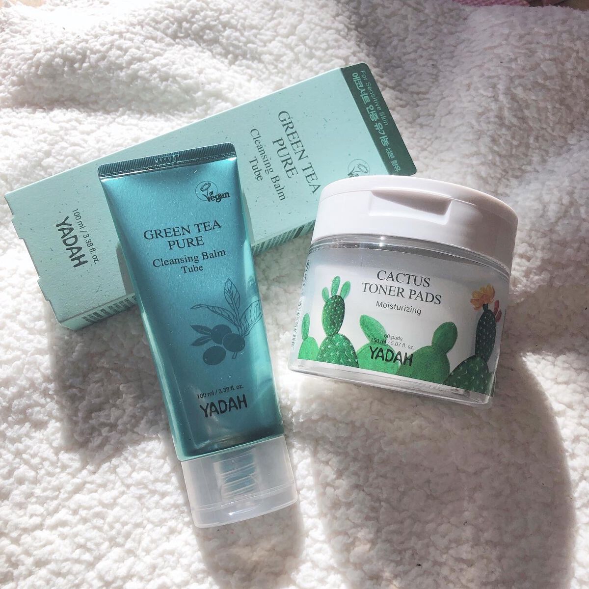 グリーンティーピュアクレンジングバームチューブ/YADAH/クレンジングバームを使ったクチコミ（1枚目）