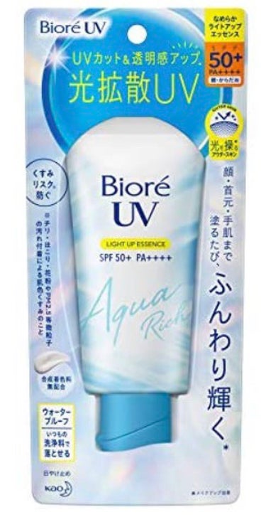 今回はBioreUVの日焼け止めについて紹介します！！

私は夏も冬も日焼け止めなんかしていなかったので肌がすごく黒いんです。
なのでこの日焼け止めは白くなりすぎるのでなんか肌と合わなくて浮いちゃいまし