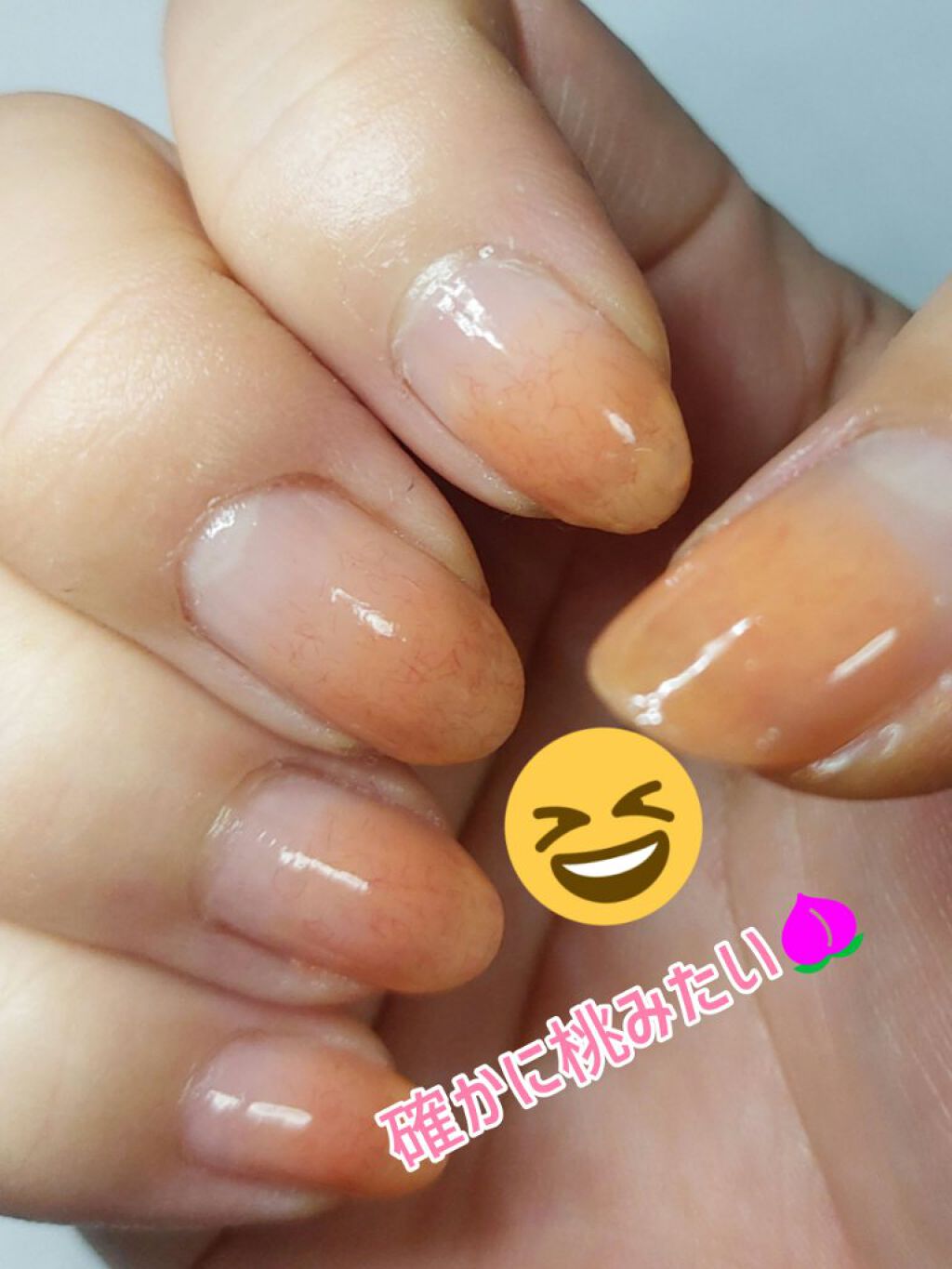 jill leen. 繊維ネイル  B1 ももジャム/jill leen./マニキュアを使ったクチコミ（3枚目）