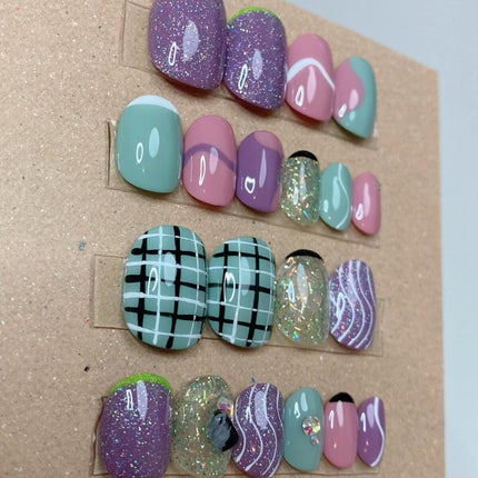 BRG ジェルネイル 30 パープル/DAISO/ジェルネイルの画像