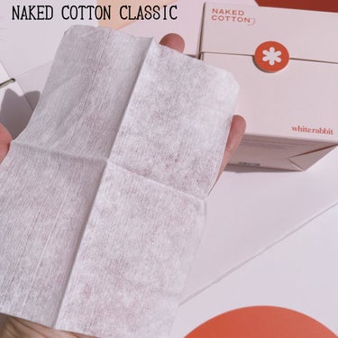 NAKED COTTON TEXTURED 50枚/White Rabbit/コットンを使ったクチコミ（2枚目）