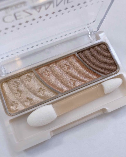 トーンアップアイシャドウ/CEZANNE/アイシャドウパレットを使ったクチコミ(1枚目)