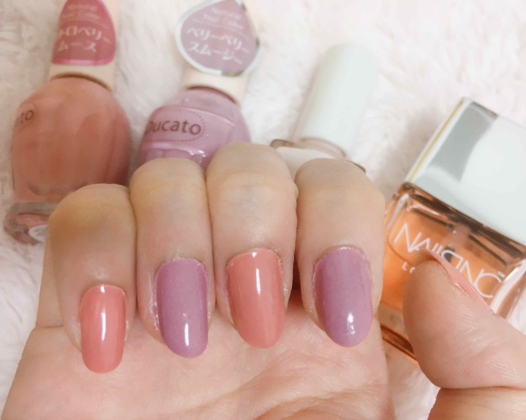 発色UPベースコート/デュカート/ネイルトップコートを使ったクチコミ（1枚目）