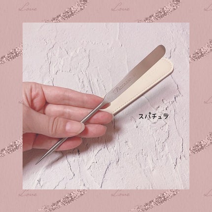 ピカソ メイクアップ スパチュラ /PICCASSO/その他化粧小物を使ったクチコミ(4枚目)