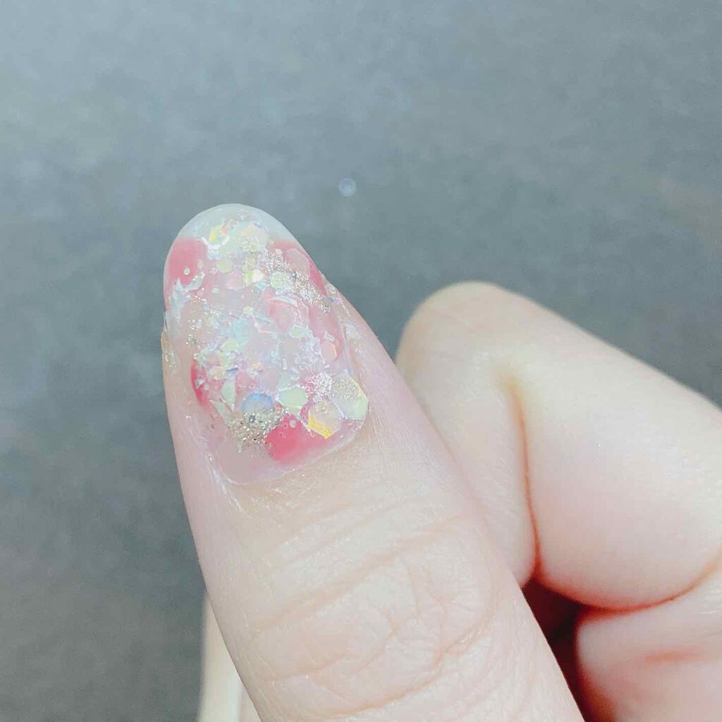 ジェルボリュームトップコート/キャンメイク/ネイルトップコートを使ったクチコミ（2枚目）