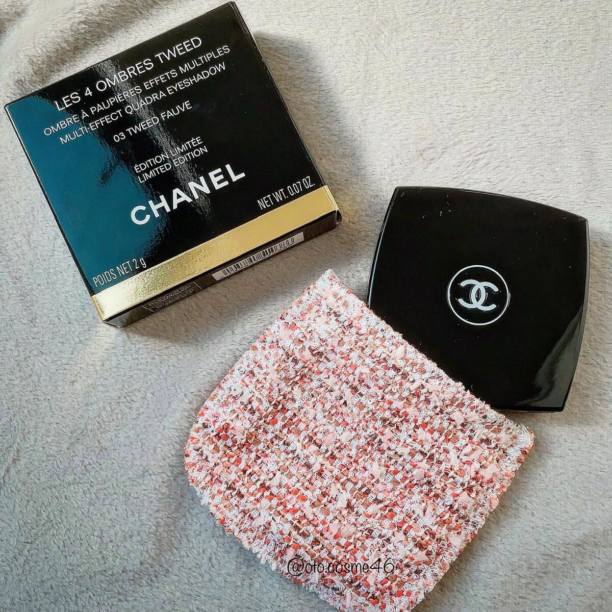 レ キャトル オンブル ツイード/CHANEL/アイシャドウパレットを使ったクチコミ（3枚目）