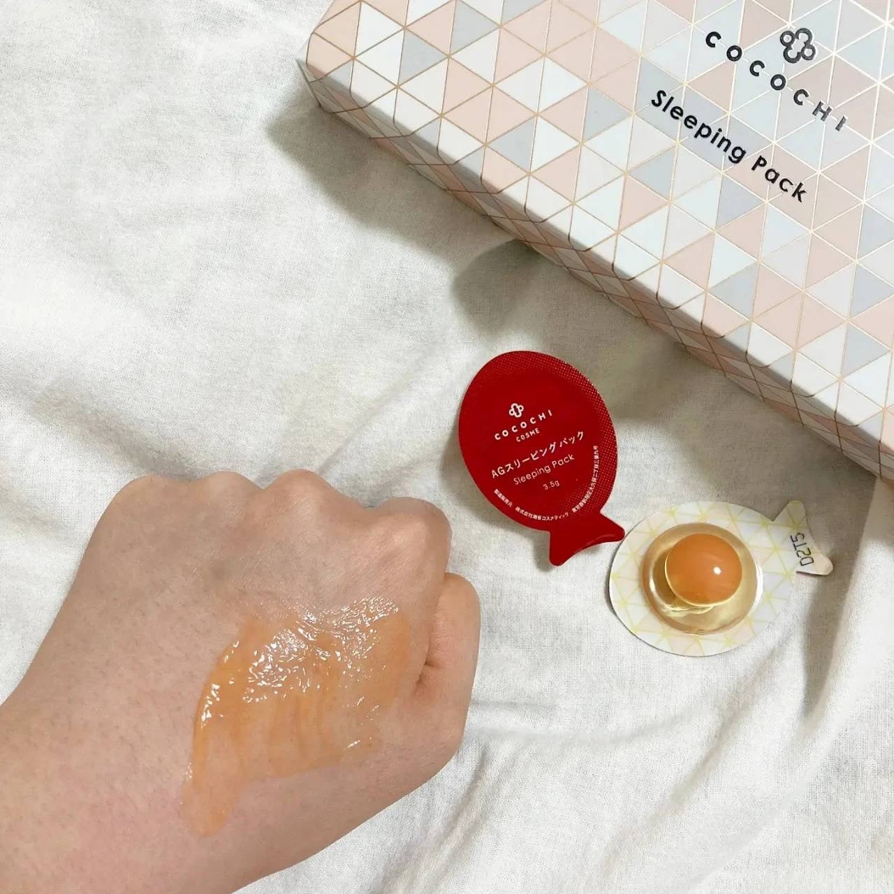 ココチ AG スリーピングパック N/COCOCHI/フェイスクリームを使ったクチコミ(4枚目)
