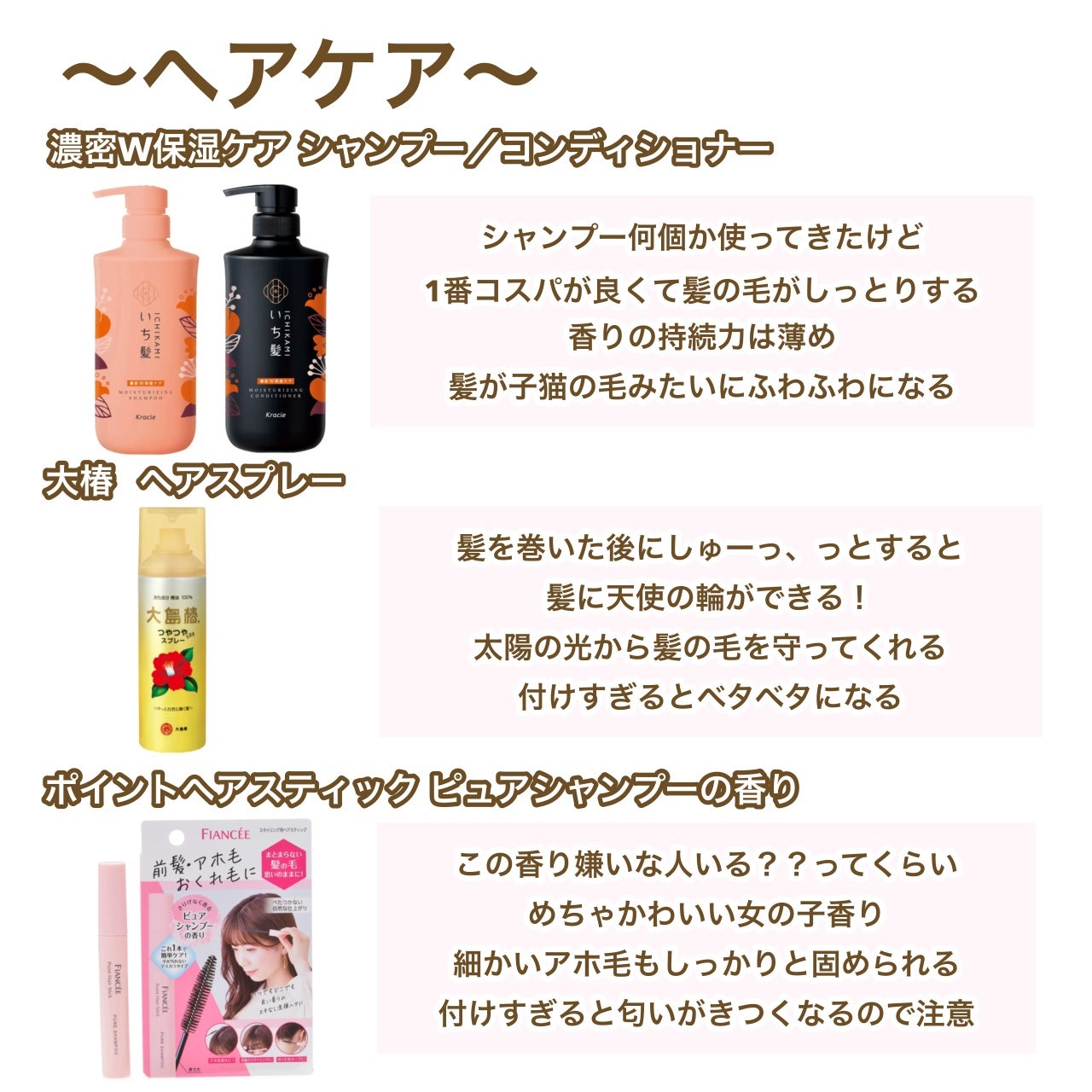 ヘアスプレー/大島椿/ヘアスプレーを使ったクチコミ(4枚目)