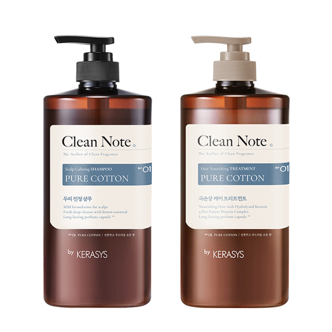 KERASYS クリーン ノート ピュア コットン シャンプー&トリートメント