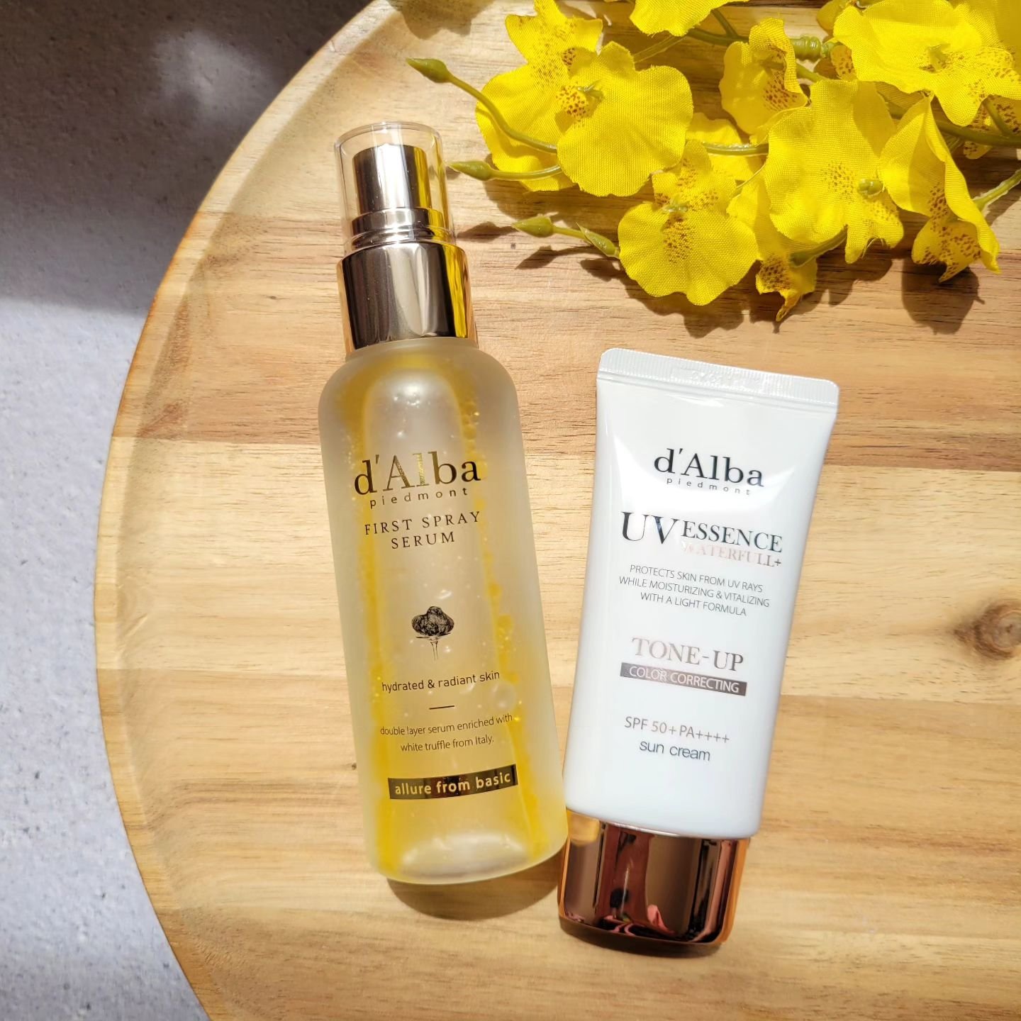 ダルバ ホワイトトリュフファーストスプレーセラム/ダルバ/ミスト状化粧水を使ったクチコミ（1枚目）