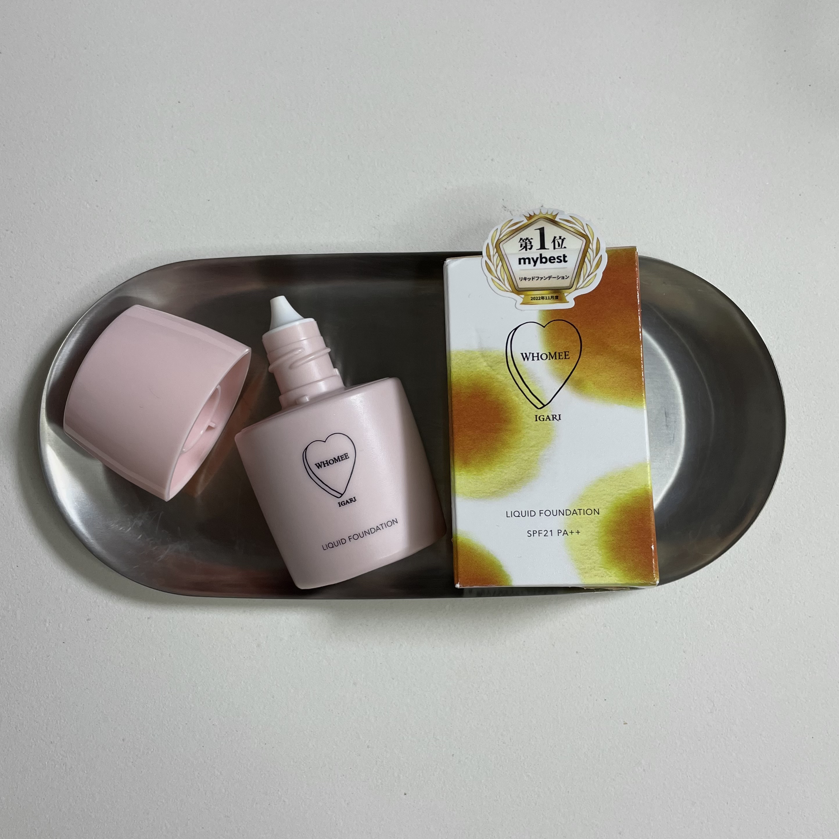 WHOMEE リキッドファンデーションNのクチコミ「WHOMEE▸▸リキッドファンデーションN
ナチュラルベージュSPF21/PA++

"イガリ.....」（1枚目）