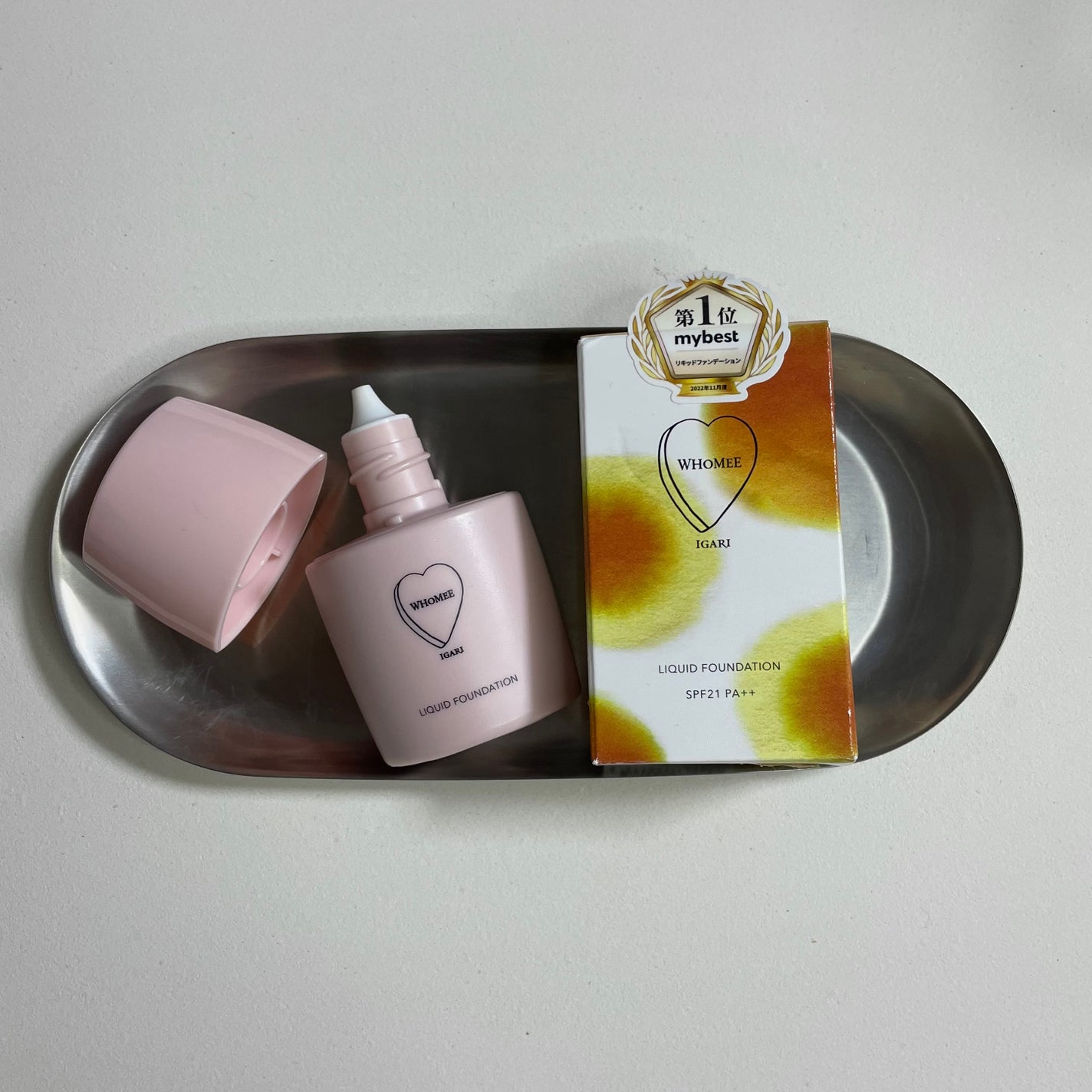 リキッドファンデーションN/WHOMEE/リキッドファンデーションを使ったクチコミ(1枚目)