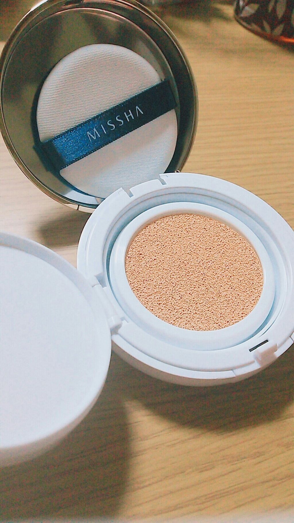 M クッション ファンデーション(モイスチャー)/MISSHA/クッションファンデーションを使ったクチコミ（2枚目）