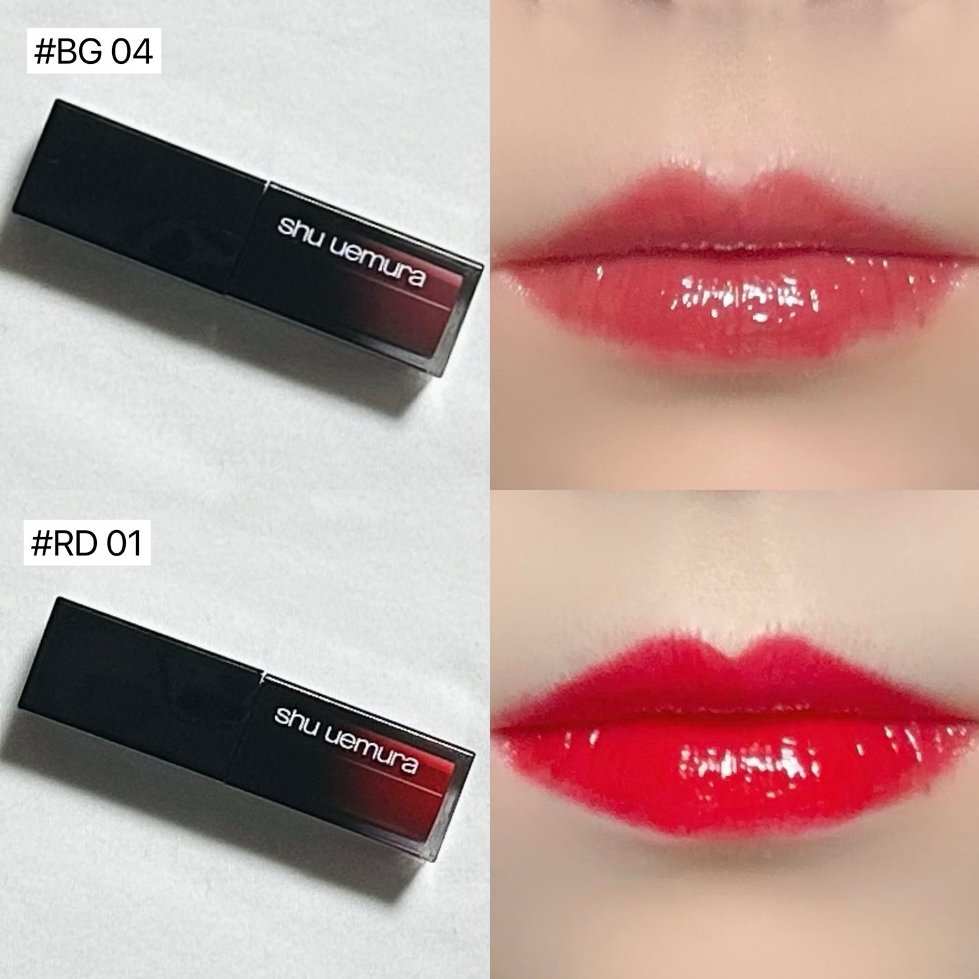 ルージュ アンリミテッド リキッド ラッカー/shu uemura/口紅を使ったクチコミ(2枚目)