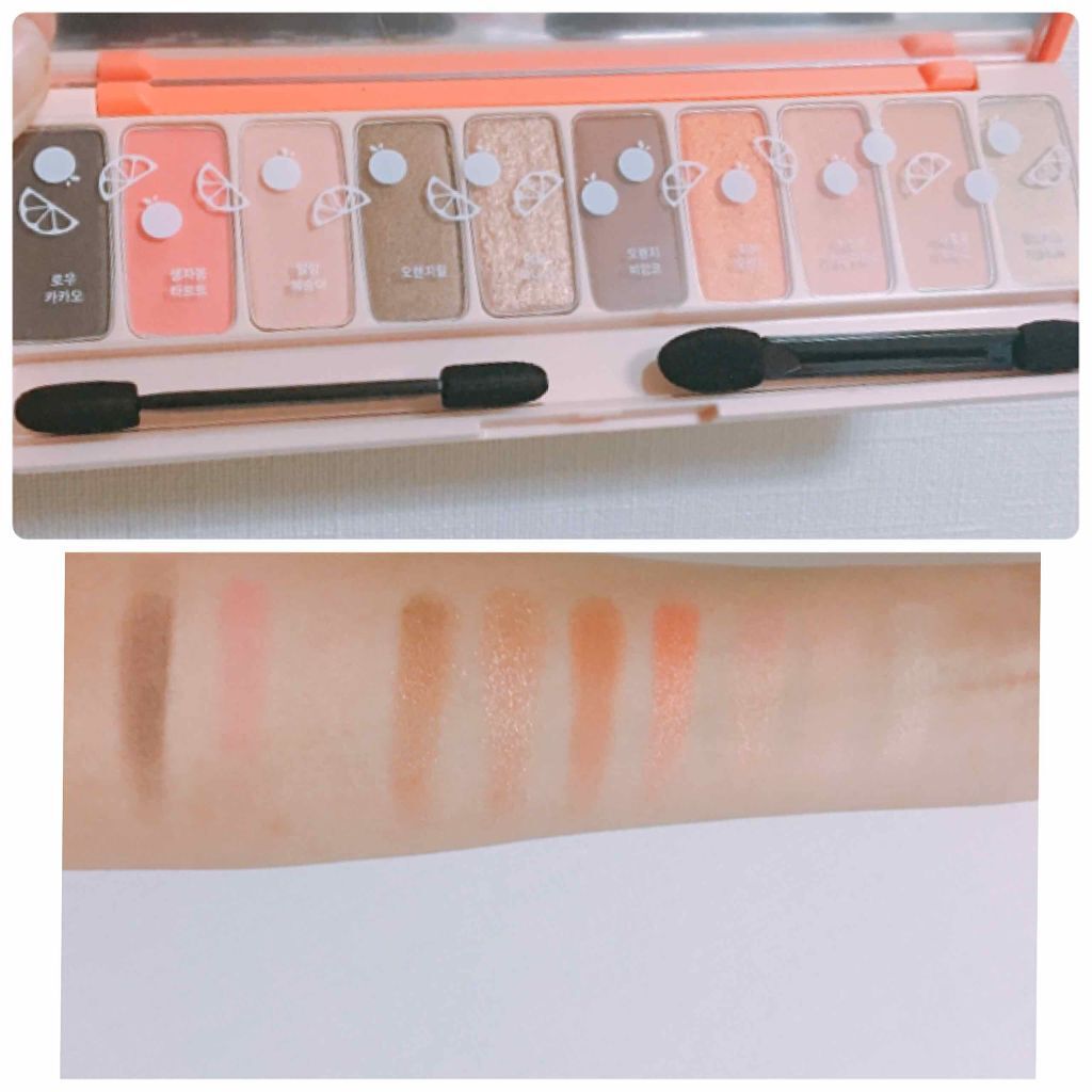 プレイカラー アイシャドウ/ETUDE/アイシャドウパレットを使ったクチコミ(2枚目)