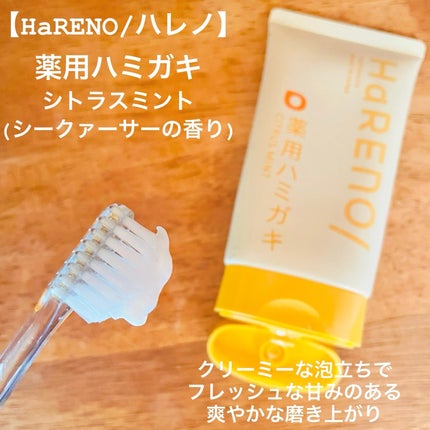 HaRENO/TOOTHPASTE 薬用ハミガキ/HaRENO/歯磨き粉を使ったクチコミ(3枚目)