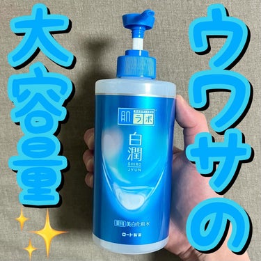 白潤薬用美白化粧水 400ml（大容量ポンプ）/肌ラボ/化粧水を使ったクチコミ（1枚目）