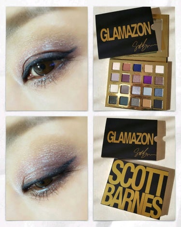 GLAMAZON PIGMENT PALETTE/Scott Barnes/アイシャドウパレットを使ったクチコミ（1枚目）