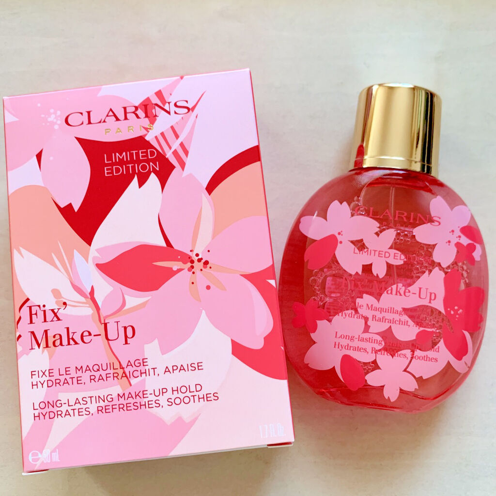 フィックス メイクアップ サクラ/CLARINS/ミスト状化粧水を使ったクチコミ（2枚目）