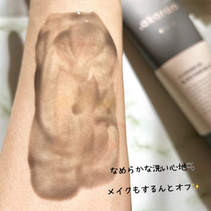 ブラックジェルクレンジング/.akaran/クレンジングジェルを使ったクチコミ(6枚目)