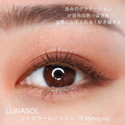 アイカラーレーション/LUNASOL/アイシャドウパレットを使ったクチコミ(4枚目)
