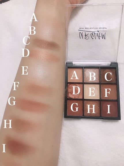 UR GLAM BLOOMING EYE COLOR PALETTE/U R GLAM/アイシャドウパレットを使ったクチコミ(2枚目)
