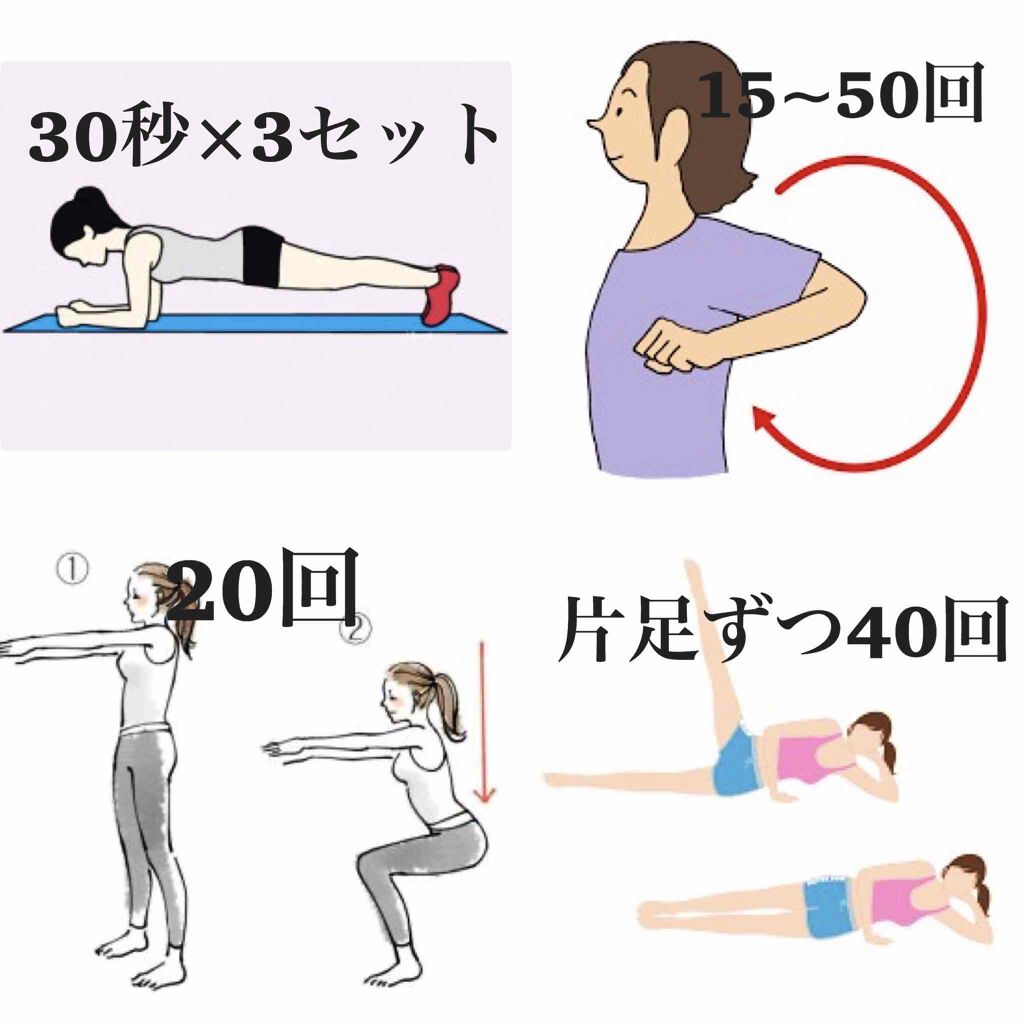 リナな on LIPS 「腰周りの肉を落とす方法!1.プランク30秒×3セット2.足パカ..」(2枚目)