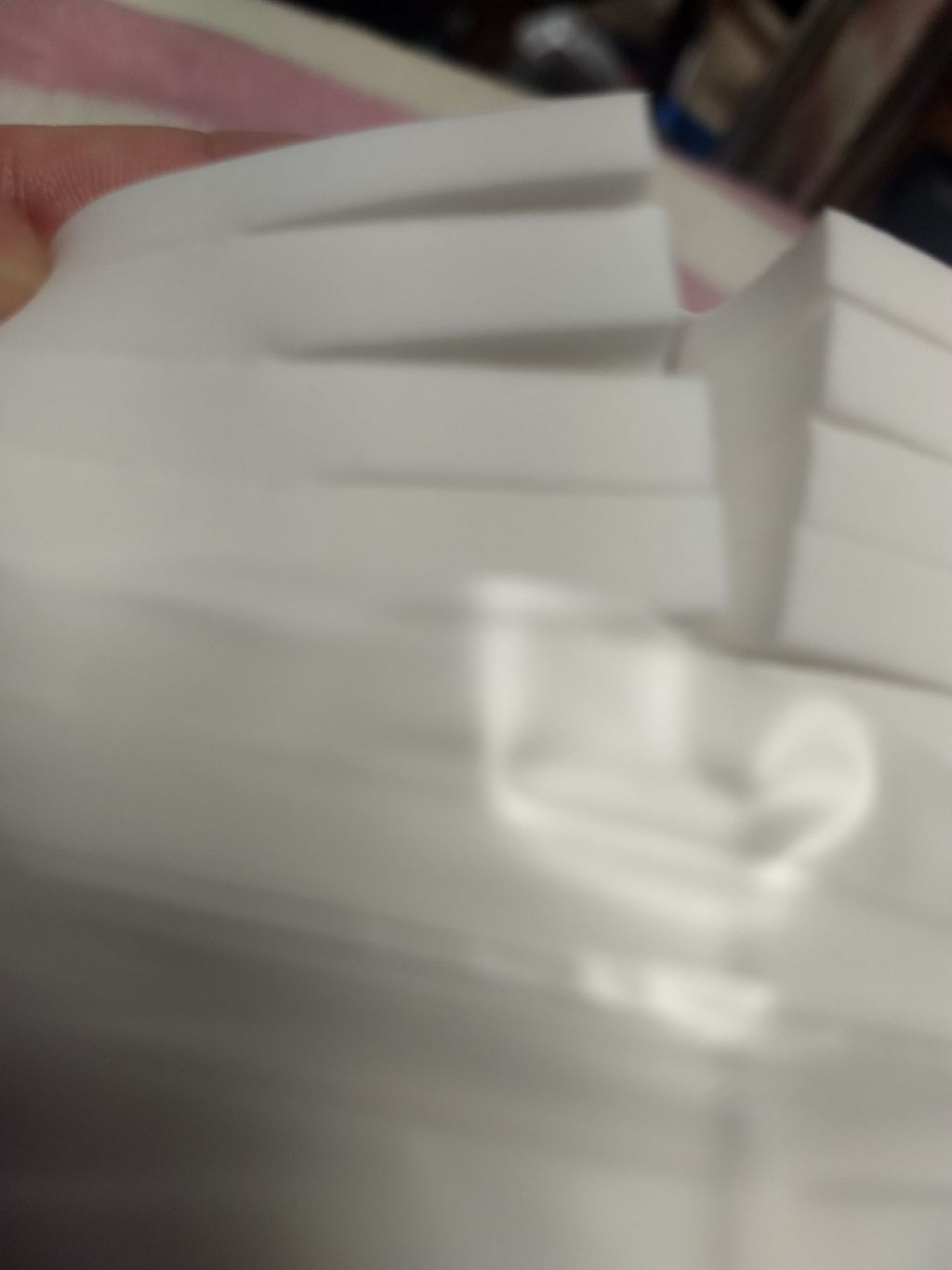 メイクアップスポンジ(バリューパック ウェッジ型 30個)/DAISO/パフ・スポンジを使ったクチコミ(2枚目)