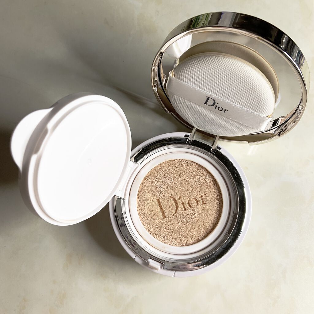 カプチュール ドリームスキン モイスト クッション SPF50 /PA+++ /Dior/クッションファンデーションを使ったクチコミ（2枚目）