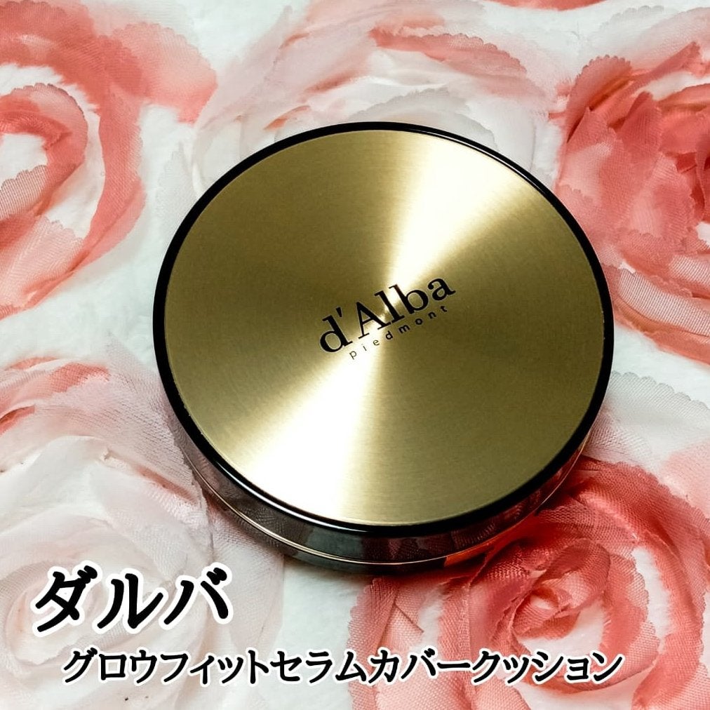 グロウフィットセラムカバークッション/ダルバ/クッションファンデーションを使ったクチコミ(1枚目)
