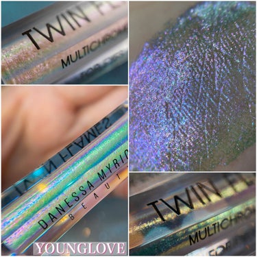 Twin Flames Multichrome Pigment﻿/DANESSA MYRICKS BEAUTY/リキッドアイシャドウを使ったクチコミ（5枚目）