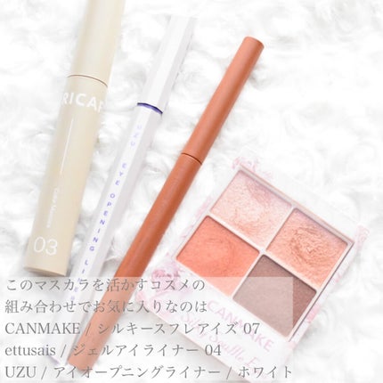 メガ・ステッキ/RICAFROSH/マスカラを使ったクチコミ(3枚目)