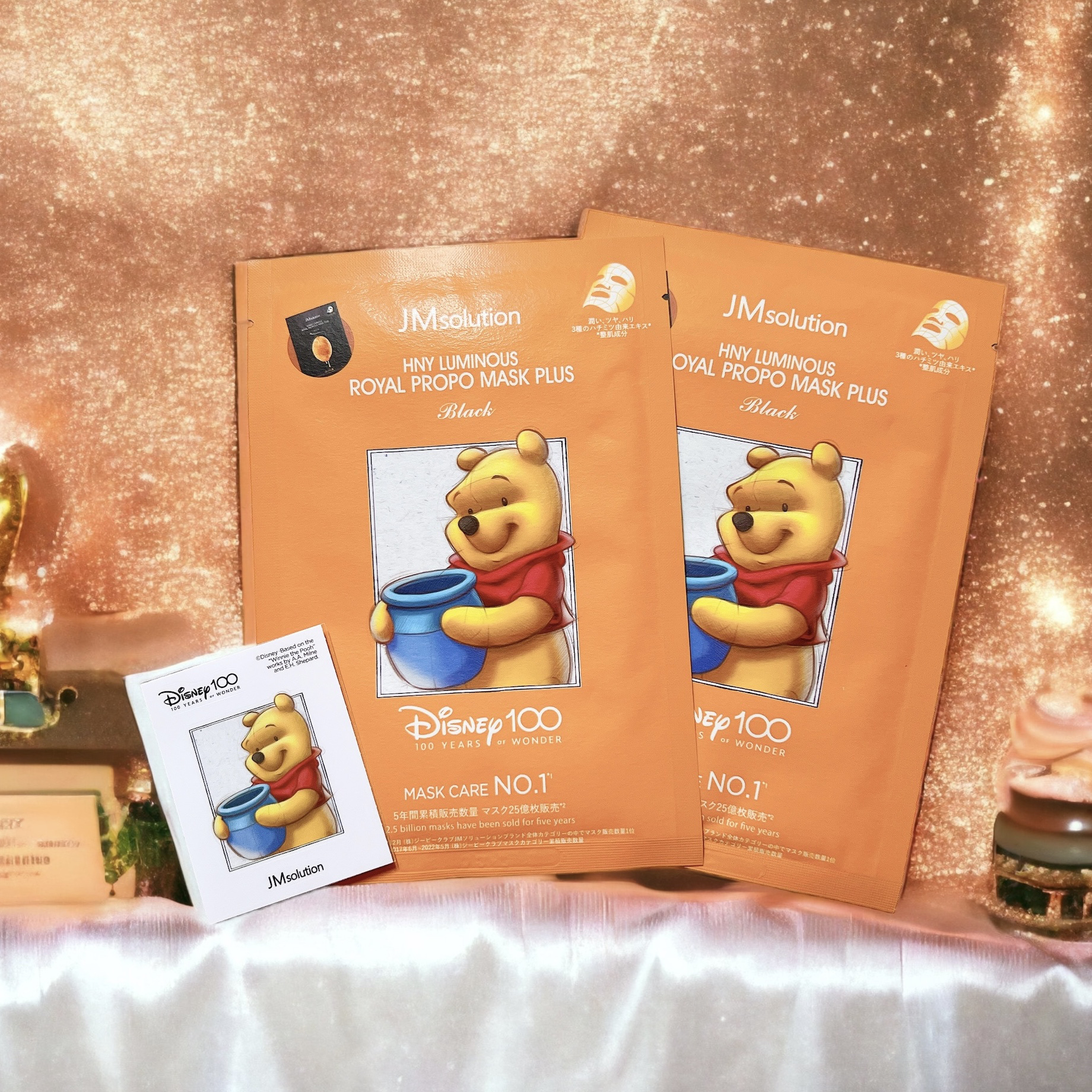 ディズニー100周年記念フェイスマスク ハニールミナスロイヤルプロポ シートマスクプラス プロポリス/JMsolution-japan edition-/シートマスク・パックを使ったクチコミ（2枚目）