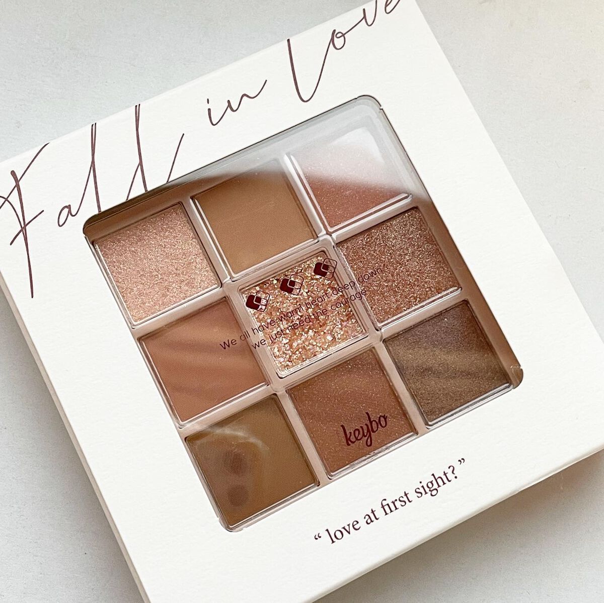 KEYBO FALL IN LOVE SHADOW PALETTE/keybo/アイシャドウパレットを使ったクチコミ（2枚目）
