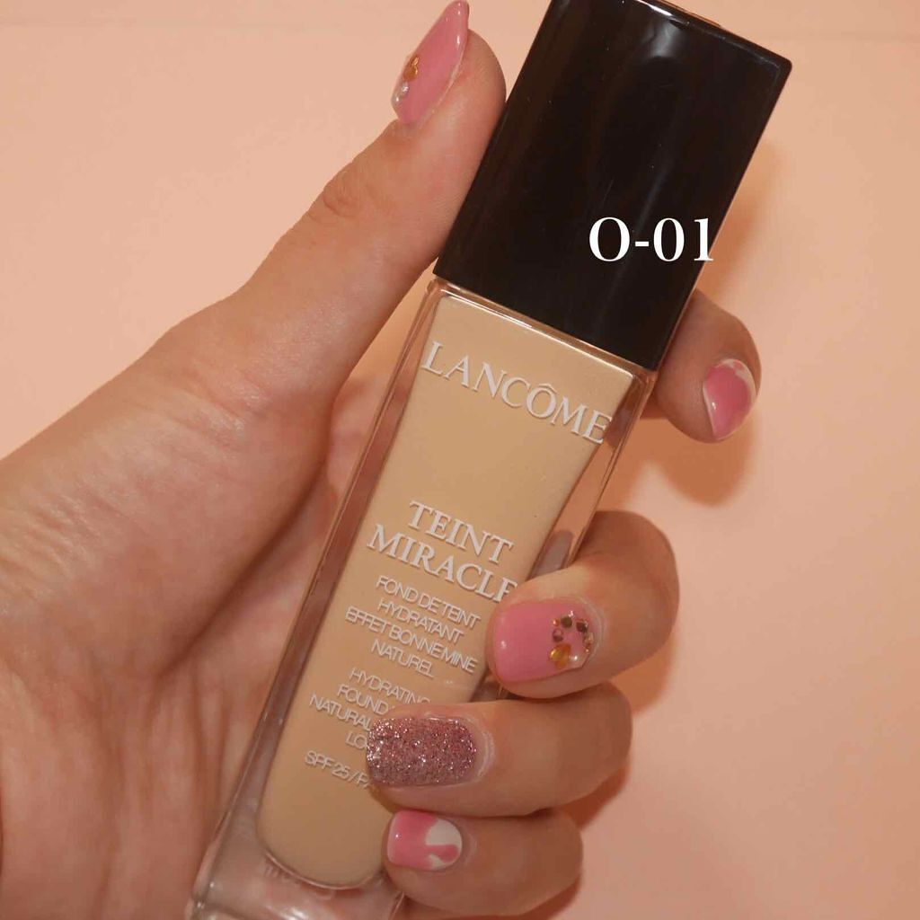 タンミラク リキッド/LANCOME/リキッドファンデーションを使ったクチコミ（1枚目）