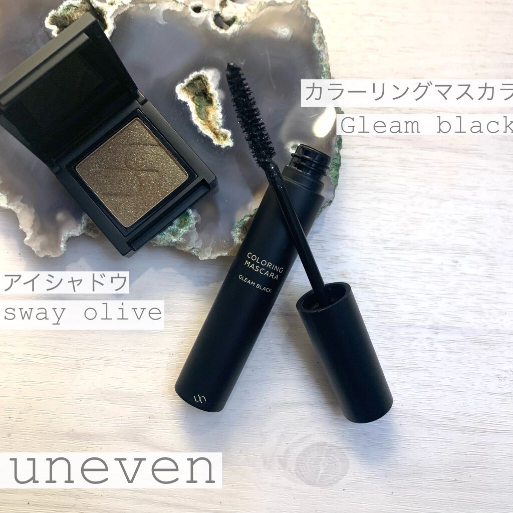 カラーリングマスカラ moss green/uneven/マスカラを使ったクチコミ（1枚目）