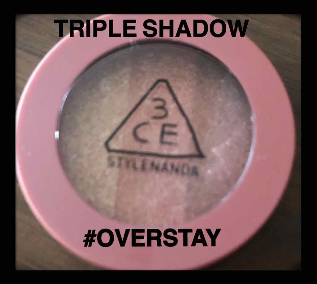 3CE TRIPLE SHADOW #OVERSTAY/3CE/アイシャドウパレットを使ったクチコミ（1枚目）