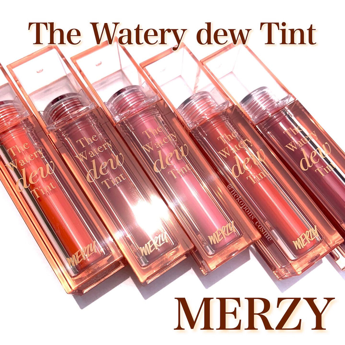 ザ ウォータリーデューティント/MERZY/リップティントを使ったクチコミ（1枚目）