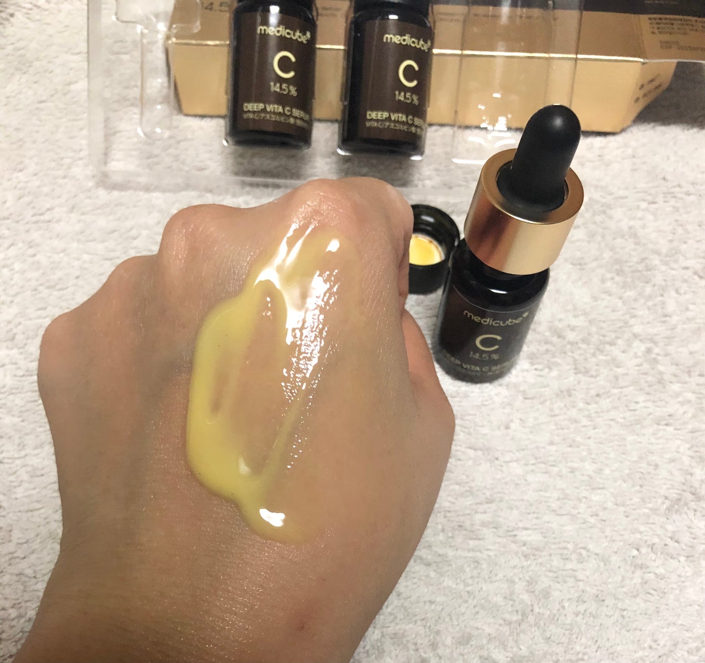 ディープビタCアンプル2.0/MEDICUBE/美容液を使ったクチコミ(10枚目)