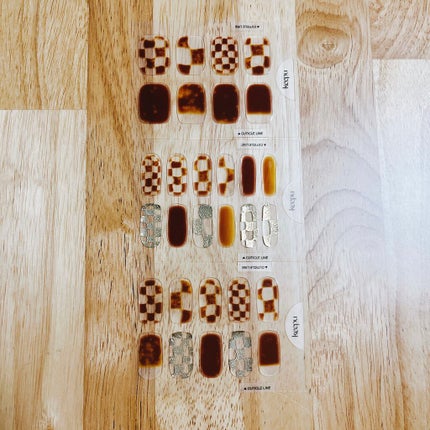 セルフカスタム ネイルシール/KEEPU/ネイルシールを使ったクチコミ(5枚目)