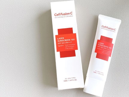 レーザーサンスクリーン 100/Cell Fusion C(セルフュージョンシー)/日焼け止めクリームを使ったクチコミ(2枚目)