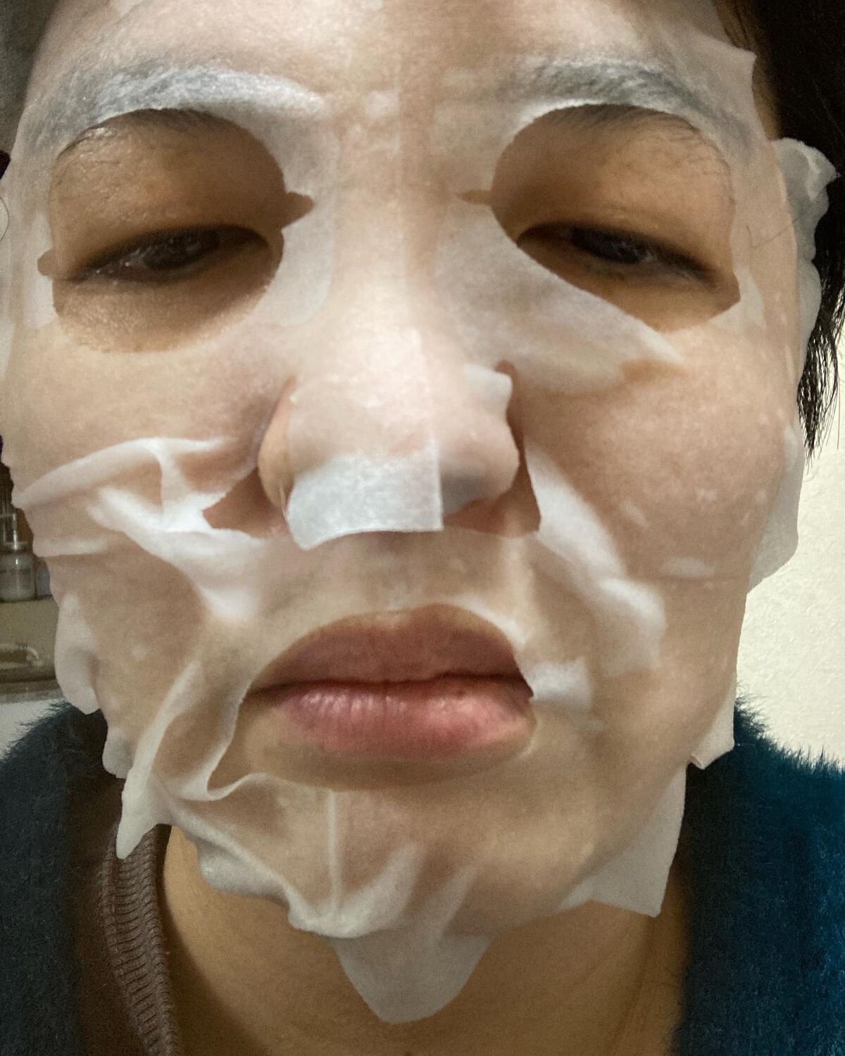 にゃんこ on LIPS 「白亜期からの贈り物 Donacoうるおい浸透 美容液マスク試し..」(5枚目)