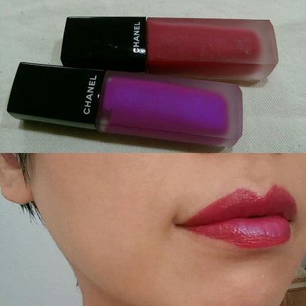 ルージュ アリュール インク 160 ローズ プロディジアス/CHANEL/口紅を使ったクチコミ(1枚目)