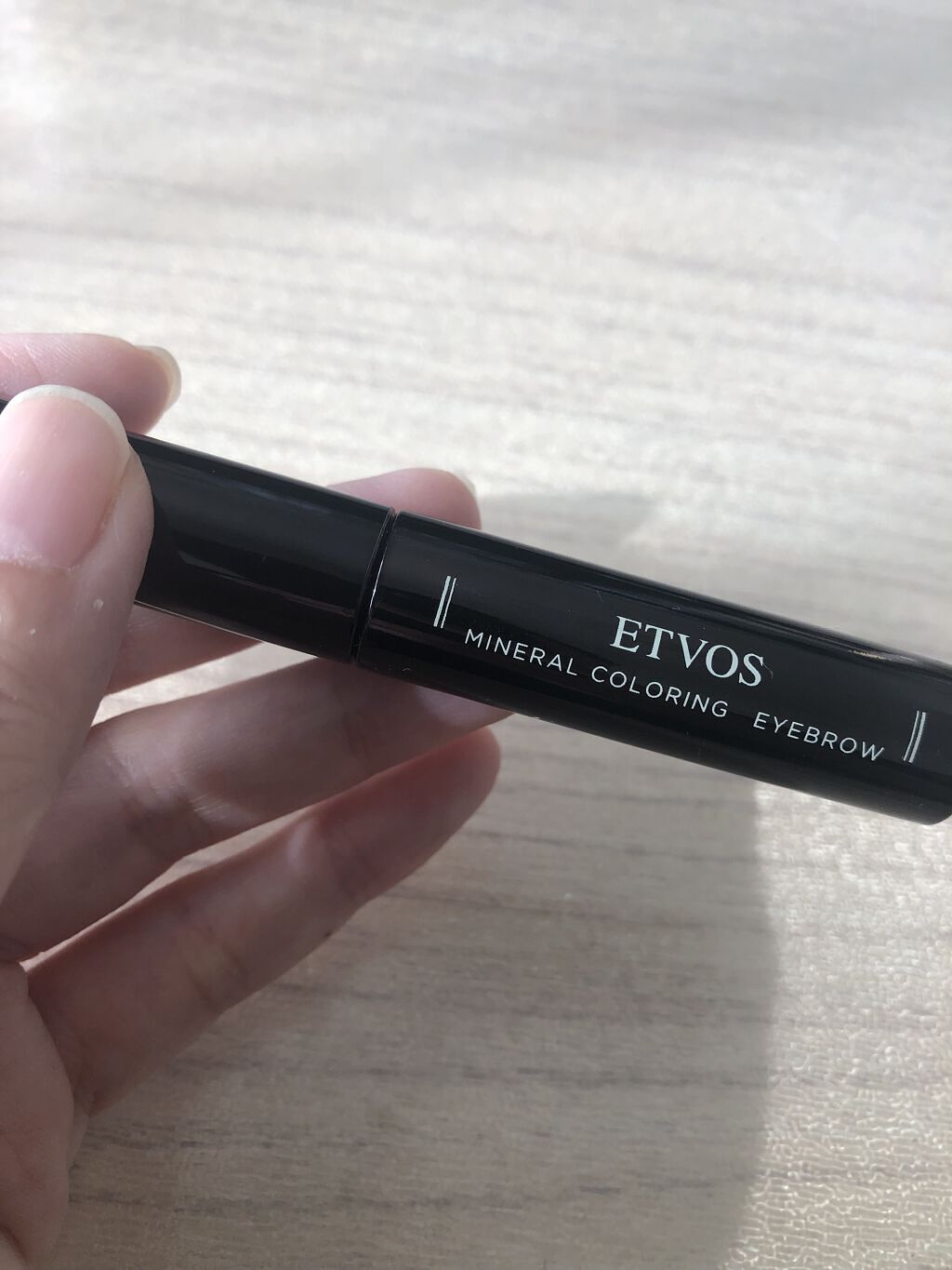 ミネラルカラーリングアイブロウ/エトヴォス/眉マスカラを使ったクチコミ（1枚目）