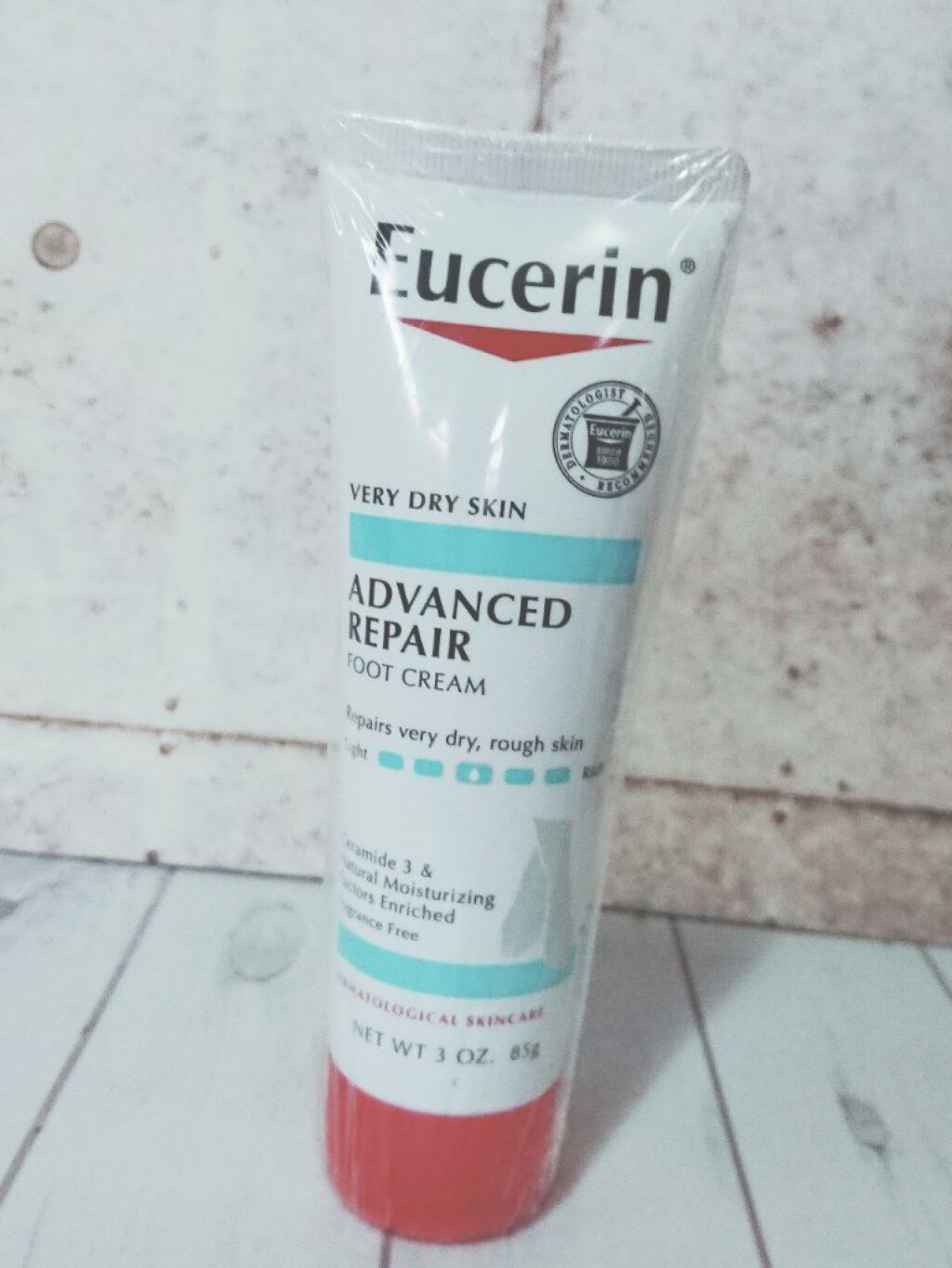 アドバンスドリペアフットクリーム/Eucerin/レッグ・フットケアを使ったクチコミ（1枚目）